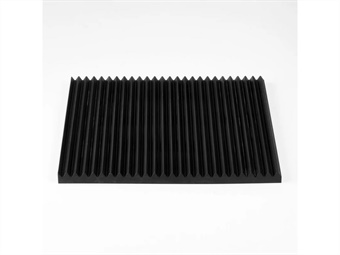 STAMPO SILICONE GOURMAND ZIG ZAG FORMA SFOGLIA MM 250 X 250 VERSIONE TRIANGOLARE