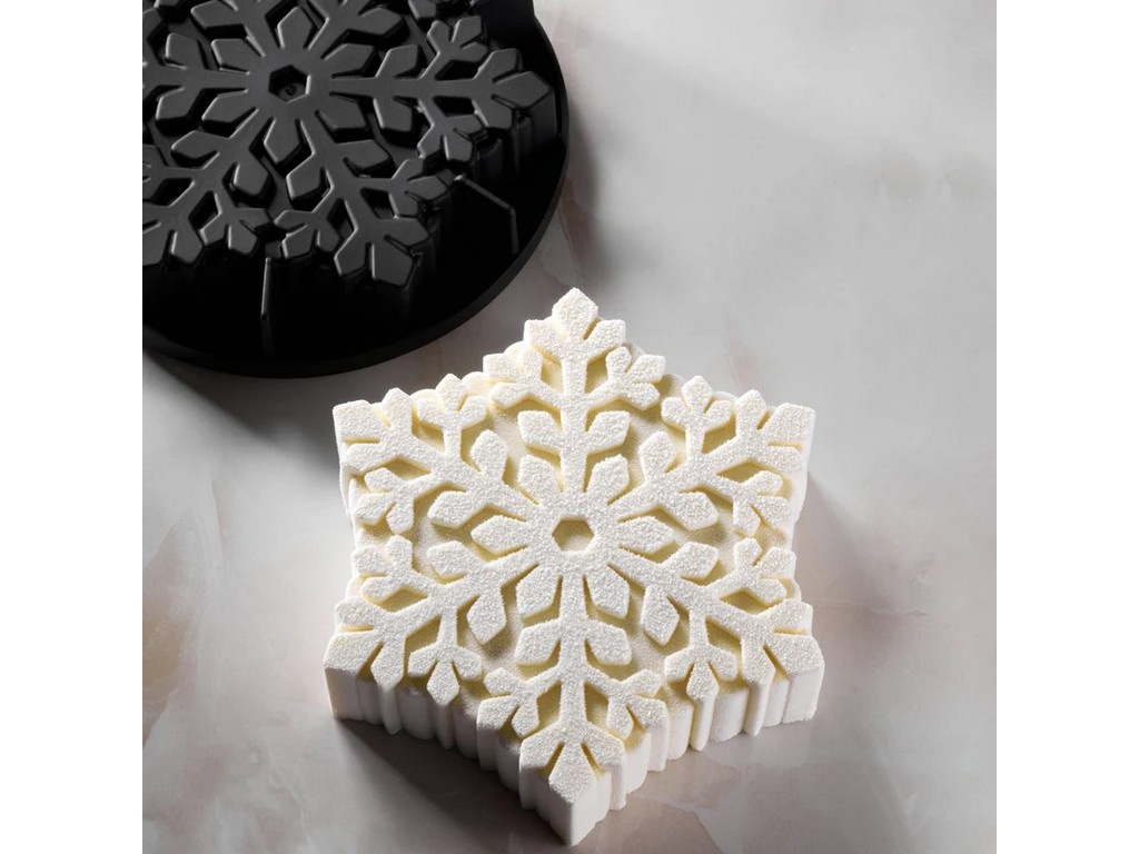 STAMPO SILICONE PAVOCAKE FIOCCO DI NEVE MM 208 X 47 H VOL 1100 ML