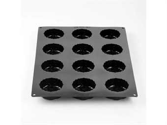 STAMPO SILICONE MONOPORZIONI DAHAB DIAM MM 75 H 30 400X300 - 12 IMPRONTE - 120 ML