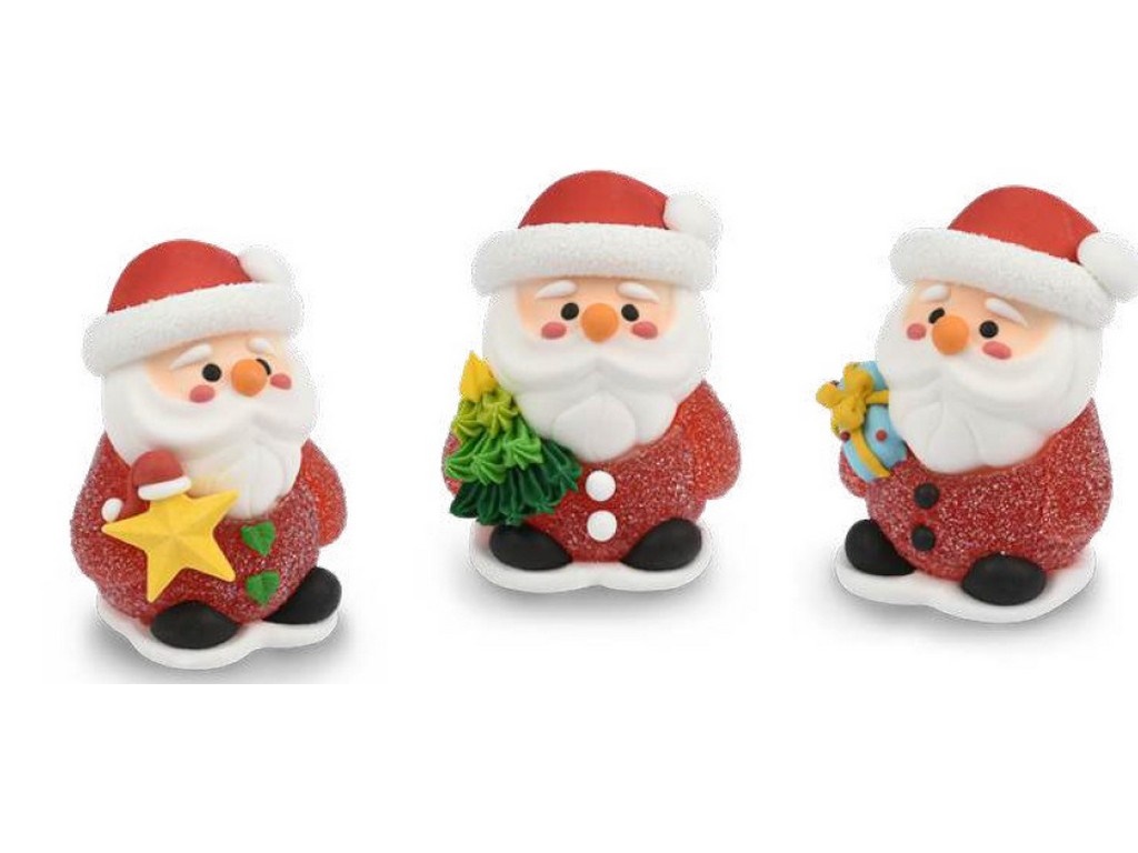 DEC GE/ZUC TRIO BABBO NATALE PAFFUTI H 5,5 PZ 24 3 MOD