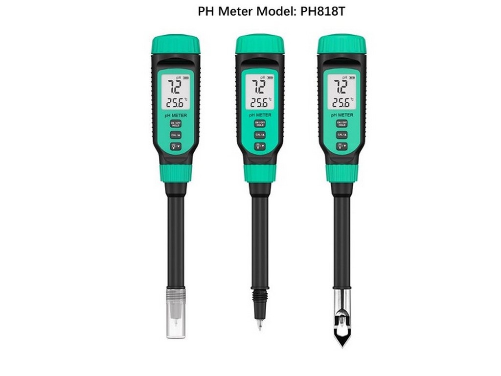 PHMETRO PER ALIMENTI CON SONDA STANDARD PH E   TEMPERATURA + ACCESSORIO PER ALIMENTI DURI