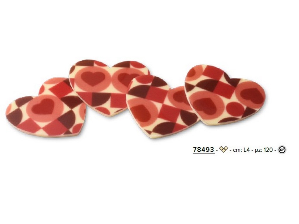 DEC CIO CUORE DEC CUORE CC BIANCO CM 4X3,7   - PZ 120 - AZO FREE