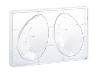 STAMPO UOVA POLICARBONATO DIAMOND DIAM MM 99 H 150 GR 210 - 2 IMPRONTE