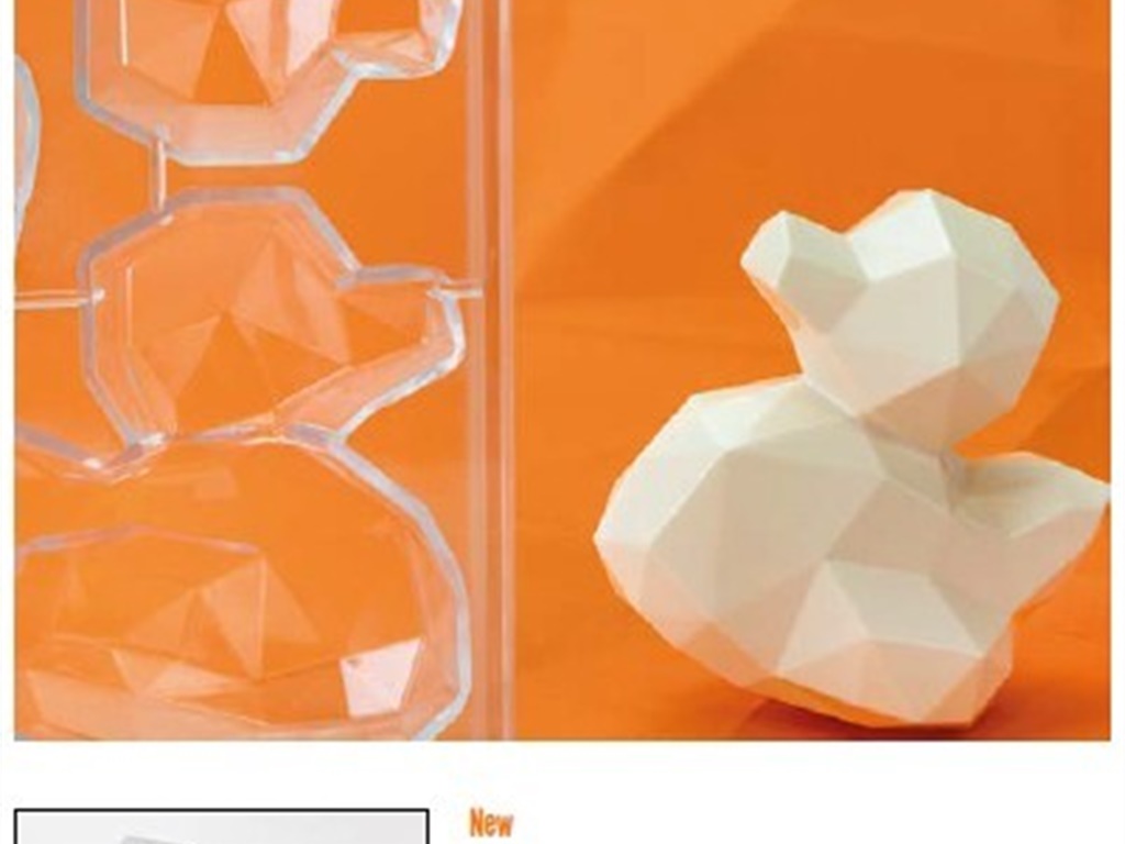 STAMPO POLICARBONATO DUCKY MM 72X87 H 93 - 38 GR - 2 IMPRONTE