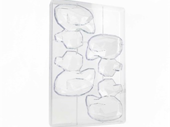 STAMPO POLICARBONATO DUCKY MM 72X87 H 93 - 38 GR - 2 IMPRONTE