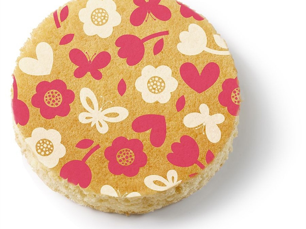 DEC CIO TRASFERIBILE FIORI POP PER PAN DI SPAGNA FROLLA - CM 30X40 PEZZI 12