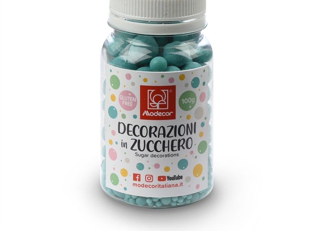 PERLE MIX DIMENSIONI AZZURRE G 100