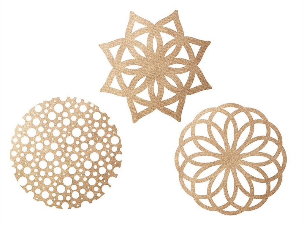 TONDO MANDALA GOLDEN TOUCH (3MOD) DIAM CM 5,7 PZ 96