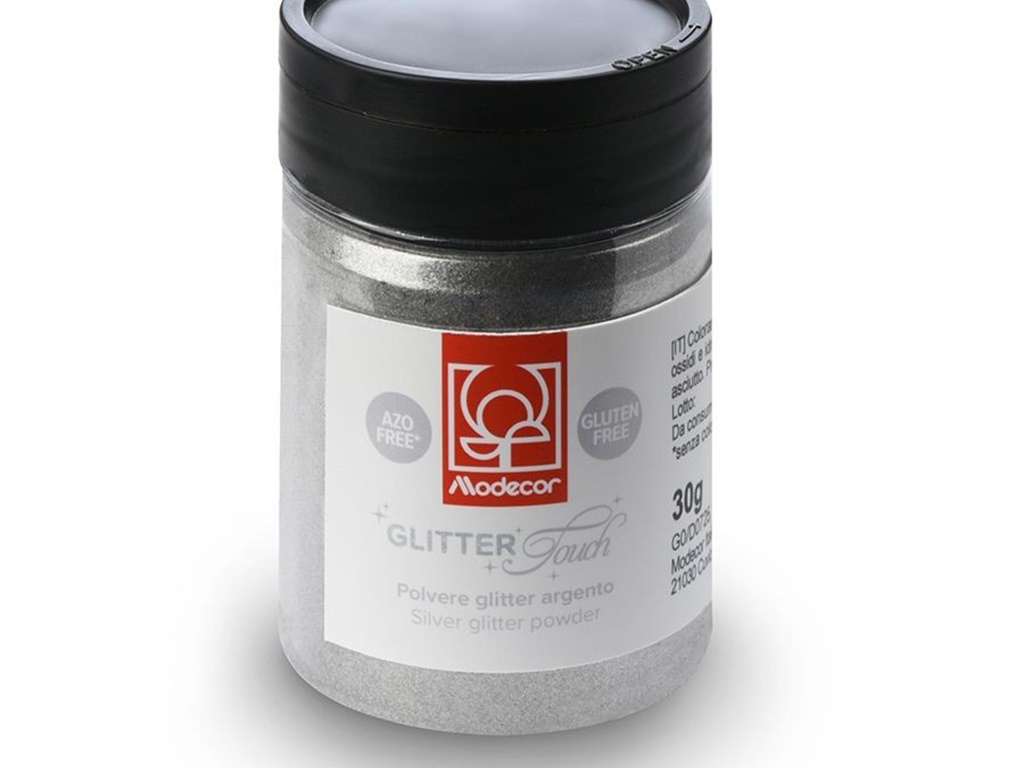 COLORE POLVERE GLITTER ARGENTO GR 40 SENZA BIOSSIDO