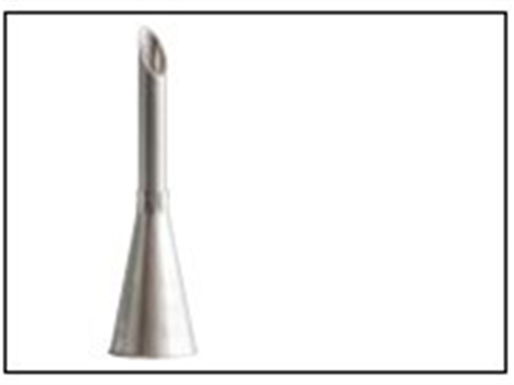 BOCCHETTA SIRINGA PER RIPIENI INOX DIAM CM 8