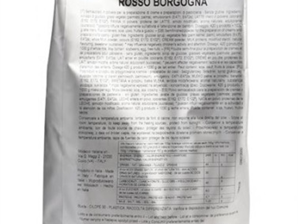 CREAM ART ROSSO BORGOGNA PER COPERTURA KG 1