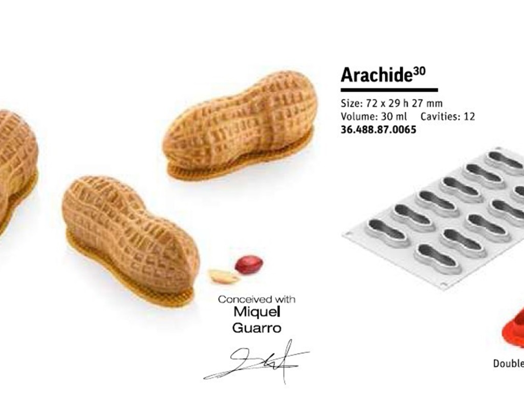 STAMPO SILICONE ARACHIDE 30 ML MM 72X29H27 - 12 IMPRONTE