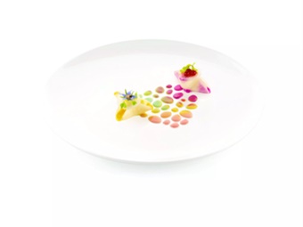 STENCIL SILICONE ACQUERELLO MM 87X87 H 1 2 IMPRONTE - GIALLO