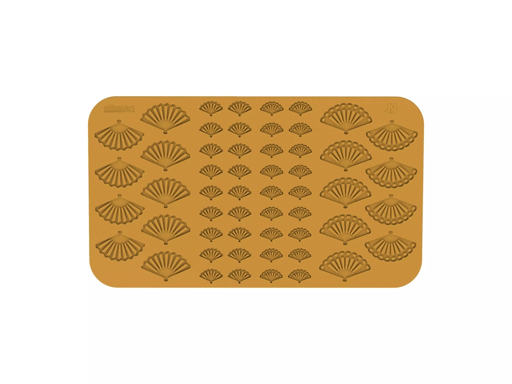 TAPPETINO SILICONE VENTAGLIO N 9 70X44 -N 18 34X22 N 9 73X44 H2 GIALLO