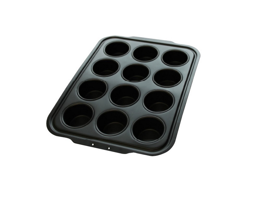 TEGLIA PER MUFFIN DIAM MM 62 ANTIADERENTE 12 IMP CM 37X24H3