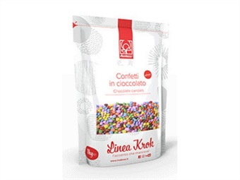 DEC CIO CONFETTI CIOCCOLATO DIAM MM 7 - 8 COLORI KG 1