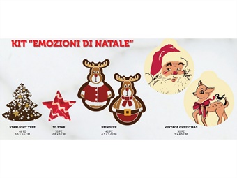 DEC CIO CRISTMAS KIT 2 EMOZIONI DEL NATALE ASSORTITO PEZZI 155