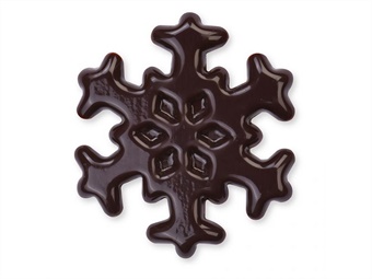 DEC CIO FIOCCO DI NEVE AI TRE CIOCCOLATI DIAM CM 4  - 132 PZ