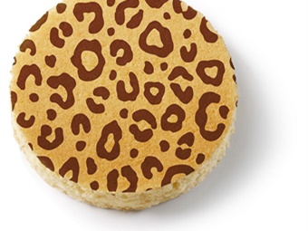 DEC CIO TRASFERIBILE ASS MACULATO MARRONE E FUCSIA PER PAN DI SPAGNA e FROLLA - CM 30X40 PEZZI 24