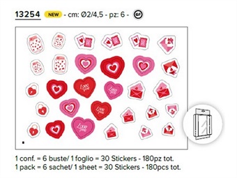 DEC DECORSTICKER ASS AMORE PZ 180