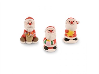 DEC ZUC BABBO NATALE CON DONI PEZZI 24 - 3 MOD AZO FREE