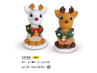 DEC ZUC RENNE NATALE H CM 5 PZ 30 2 MOD