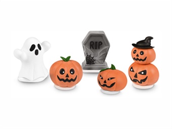 DEC ZUC SOGGETTI HALLOWEEN ASSORTITE H4/8 CM PZ 25 5 MOD