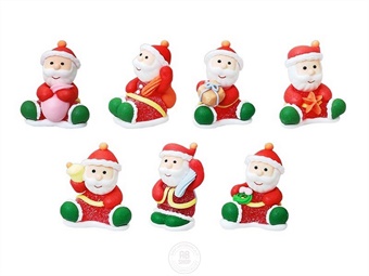 DEC ZUC/GEL BABBO NATALE 7 MOD H 3PZ 35