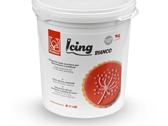 GLASSA DECORATIVA BIANCO ICING BUCKET 1 KG