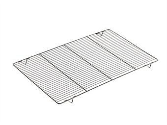 GRIGLIA INOX CM 60X40 CON PIEDINI