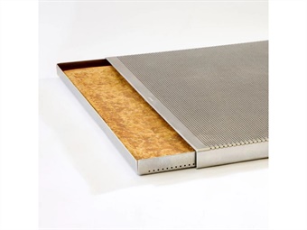KIT DOPPIA TEGLIA FORATA ALLUMINIO PER SFOGLIA  MM 600X400 H10