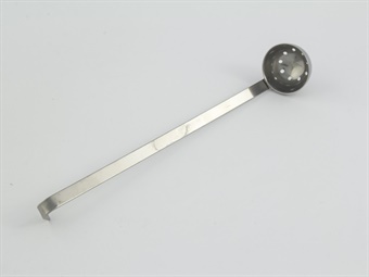 MESTOLO INOX DIAMETRO CM 3,5 LUNGHEZZA CM 22 CON FORI