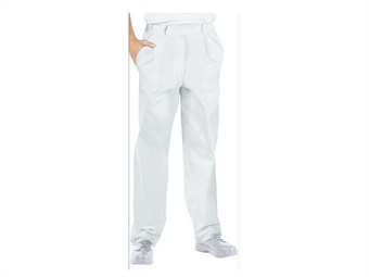 Pantalone cuoco bianco