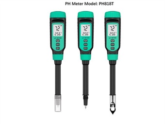 PHMETRO PER ALIMENTI CON SONDA STANDARD PH E   TEMPERATURA + ACCESSORIO PER ALIMENTI DURI