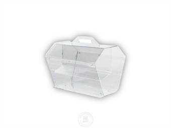 PORTA CONI A BAULETTO CON 3 SCOMPARTI CM 50X37 H41