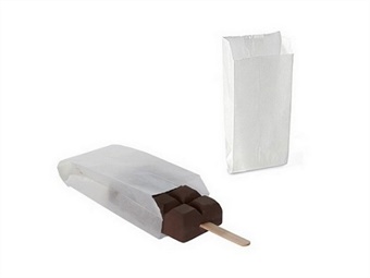 SACCHETTI CARTA PERGAMIN CM 6X3+3 X GHIACC/STECCHI PZ 200