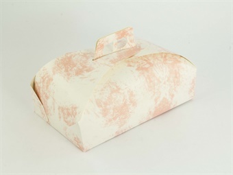 Scatole torte rettangolari rosa pz 25