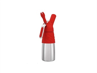 SIFONE CREATIVE WHIP PREMIUM LT 0,5 ROSSO PANNA/MOUSSE