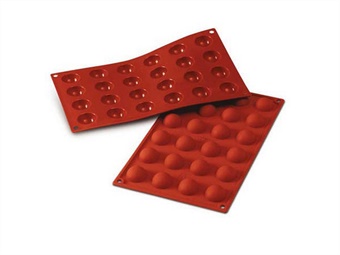 SILCONFLEX MEZZE SFERE DIAM MM 30 H 15 - 24 IMPRONTE