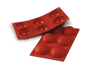 SILCONFLEX MEZZE SFERE DIAM. MM 60 H 30 - 6 IMPRONTE PZ 1