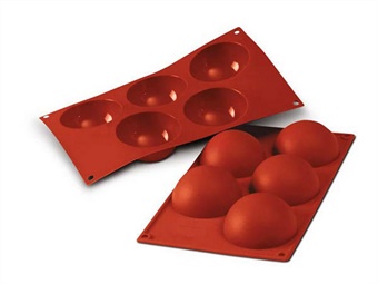 SILCONFLEX MEZZE SFERE DIAM. MM 80 - 5 IMPRONTE PZ 1