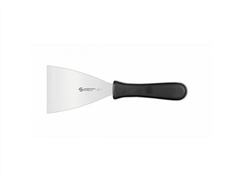 SPATOLA TRIANGOLARE ACCIAIO INOX LAMA CM 12X10 MODELLO SUPRA