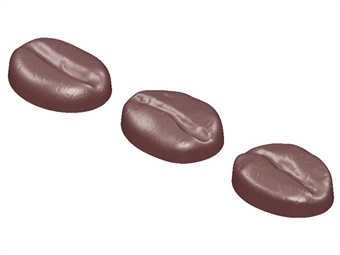 STAMPO DECORO CHICCHI DI CAFFE MM 25 X 20 X 8 GR 3