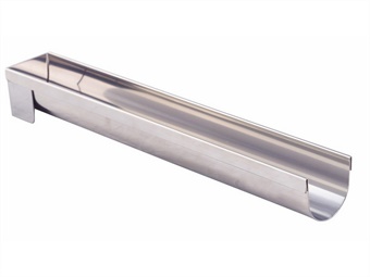 STAMPO INOX TONDO PER TRONCHI E TERRINE CM 4,5X30 H 3,5