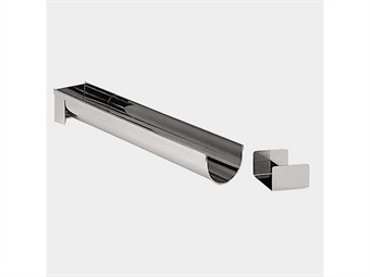 STAMPO INOX TONDO PER TRONCHI E TERRINE CM 8X58 H 6,5