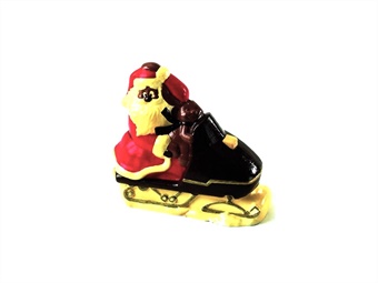 STAMPO POLICARBONATO BABBO NAT ALE SU MOTOSLITTA H CM 12,5