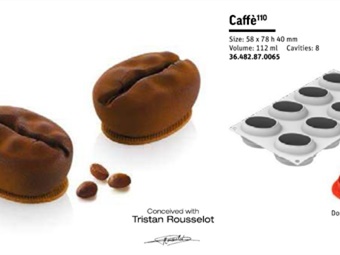 STAMPO SILICONE CAFFE' 110 ML MM 58X78H40 - 8 IMPRONTE
