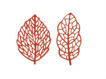 STAMPO SILICONE FORESTA MM 66X30,5/62, H 1,5 24 IMPRONTE