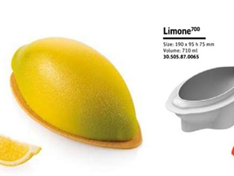STAMPO SILICONE LIMONE 710 ML MM 190X95H75