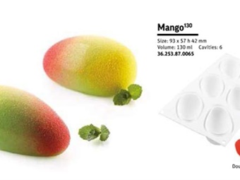 STAMPO SILICONE MANGO 130 ML MM 93X57H42 - 6 IMPRONTE